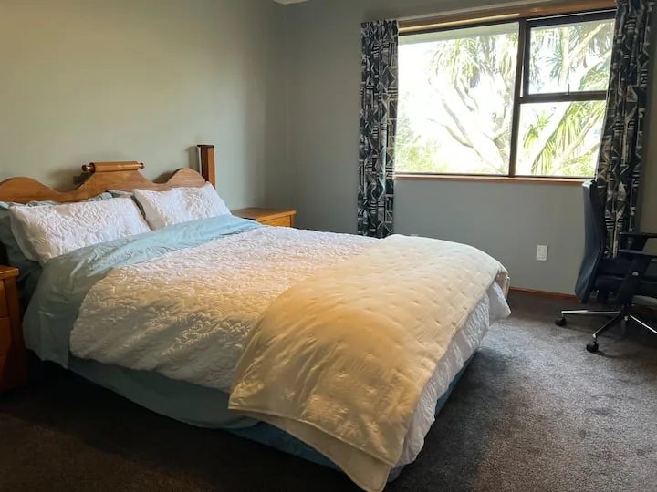 Farm Stay in Town, double bed.