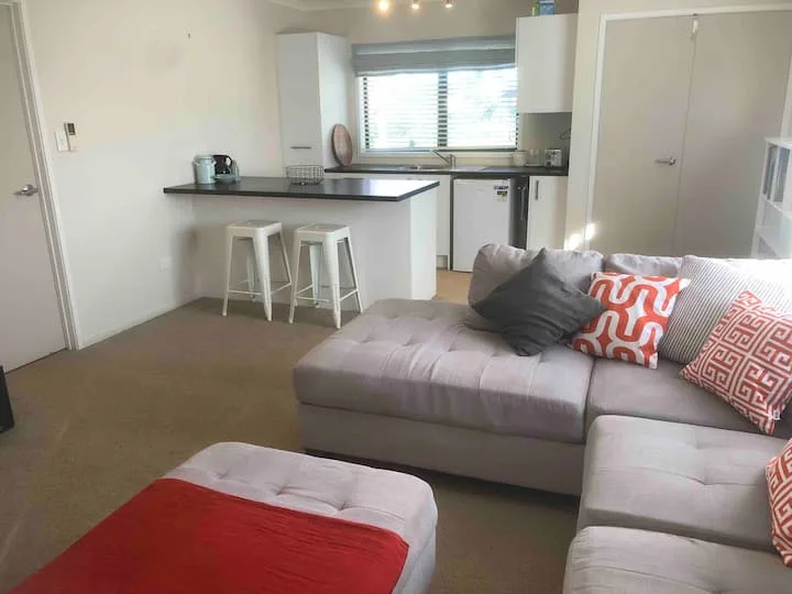 Modern three bedroom flat in rural setting.
