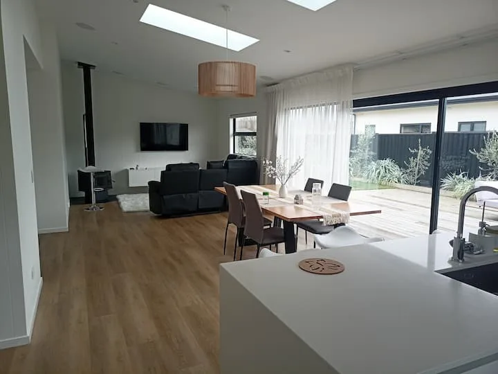New build , modern house