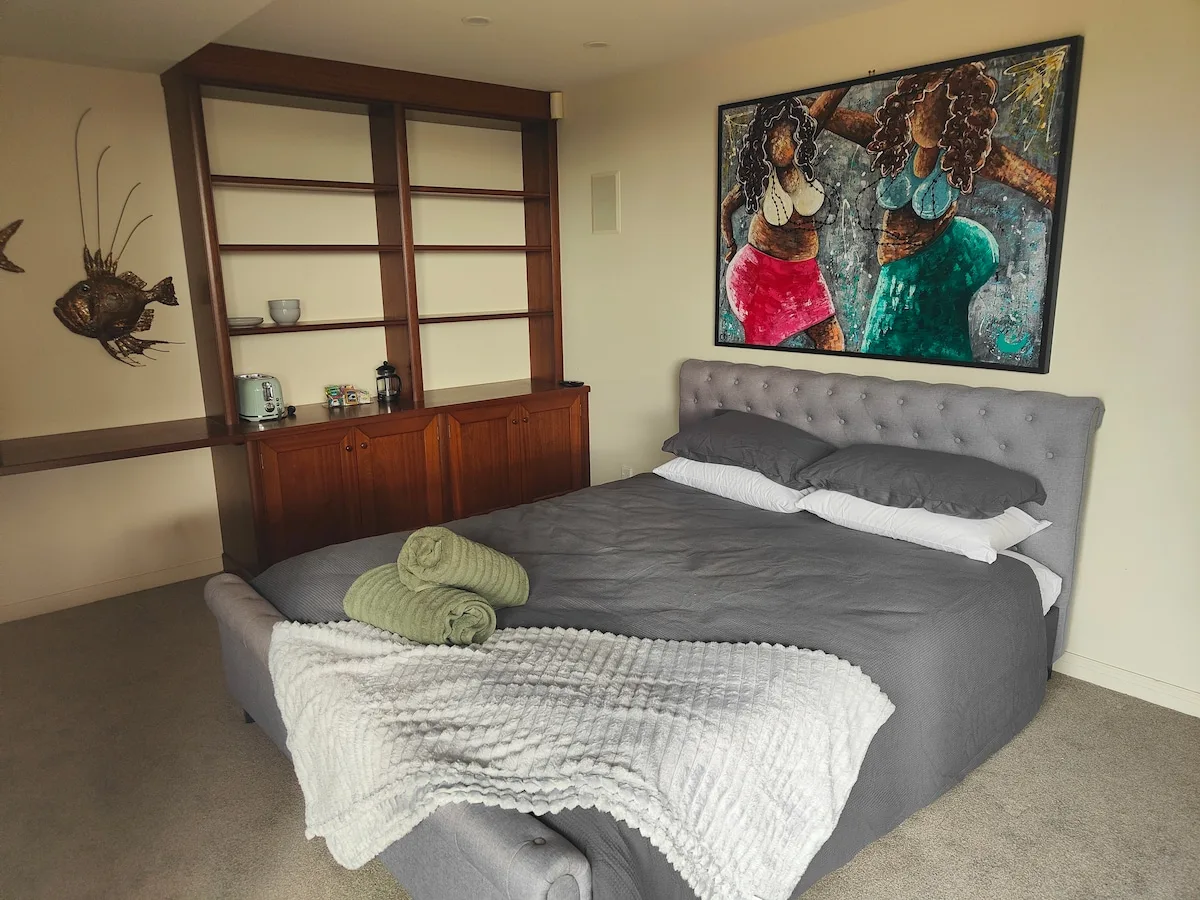 Private resort with a King bed