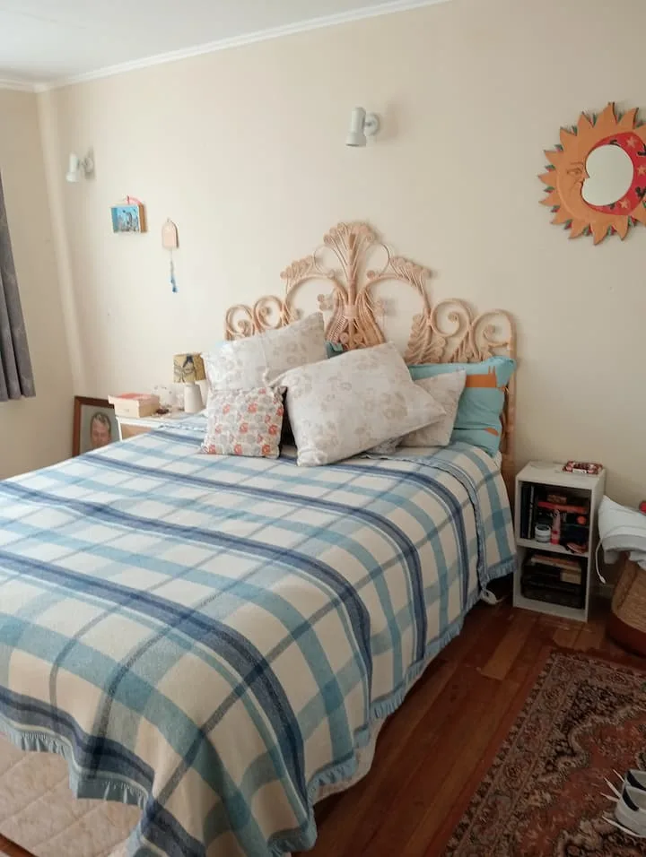 Spacious, airy room for a couple or ladies.
