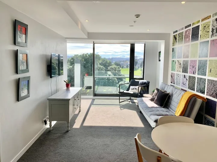 Sun Drenched Apartment overlooking Basin Reserve