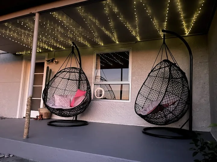 Sunny studio with views & deck