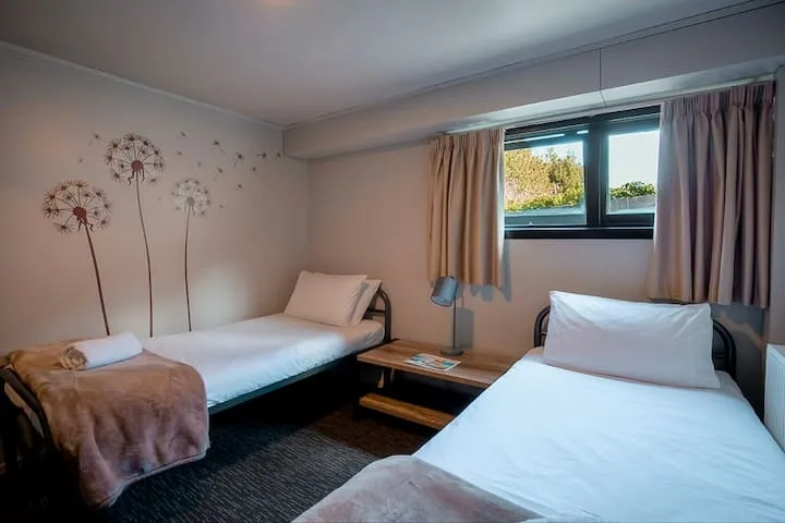 Twin Room - Hostel with Hot Pool