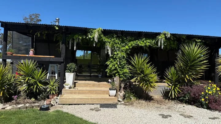 Wildflower house on the cycle trail